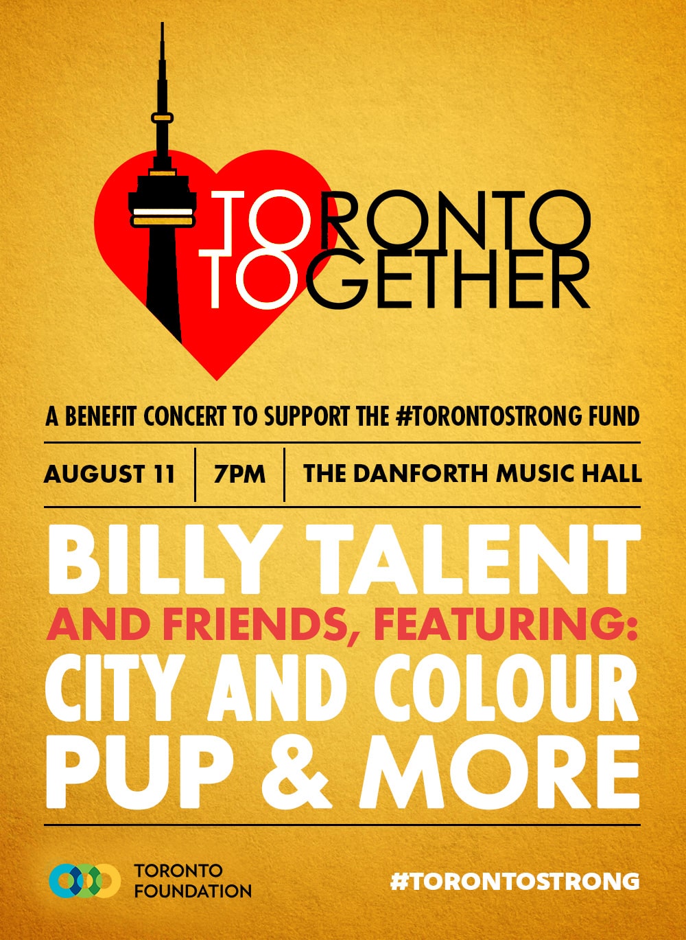 Toronto Together event poster